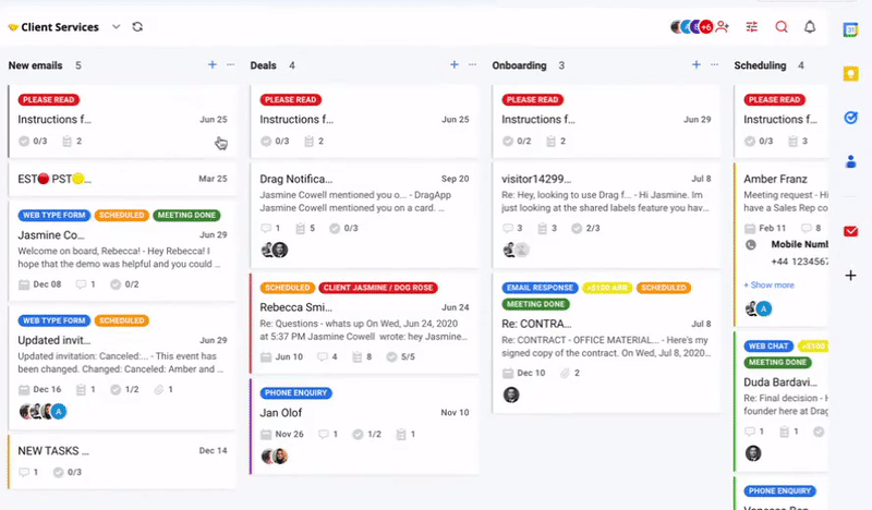 collapsable columns