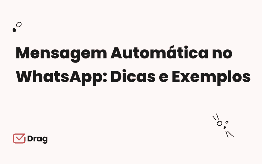 Mensagem Automática no WhatsApp